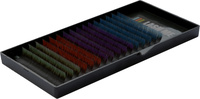 Оттеночные (двухцветные) ресницы LASH ME, 4 цвета 13 C 0.15